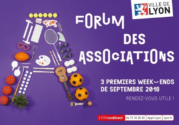 ville de Lyon campagne forum des associations 2018