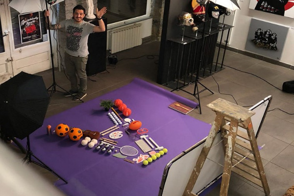 shooting photo en studio pour la ville de Lyon