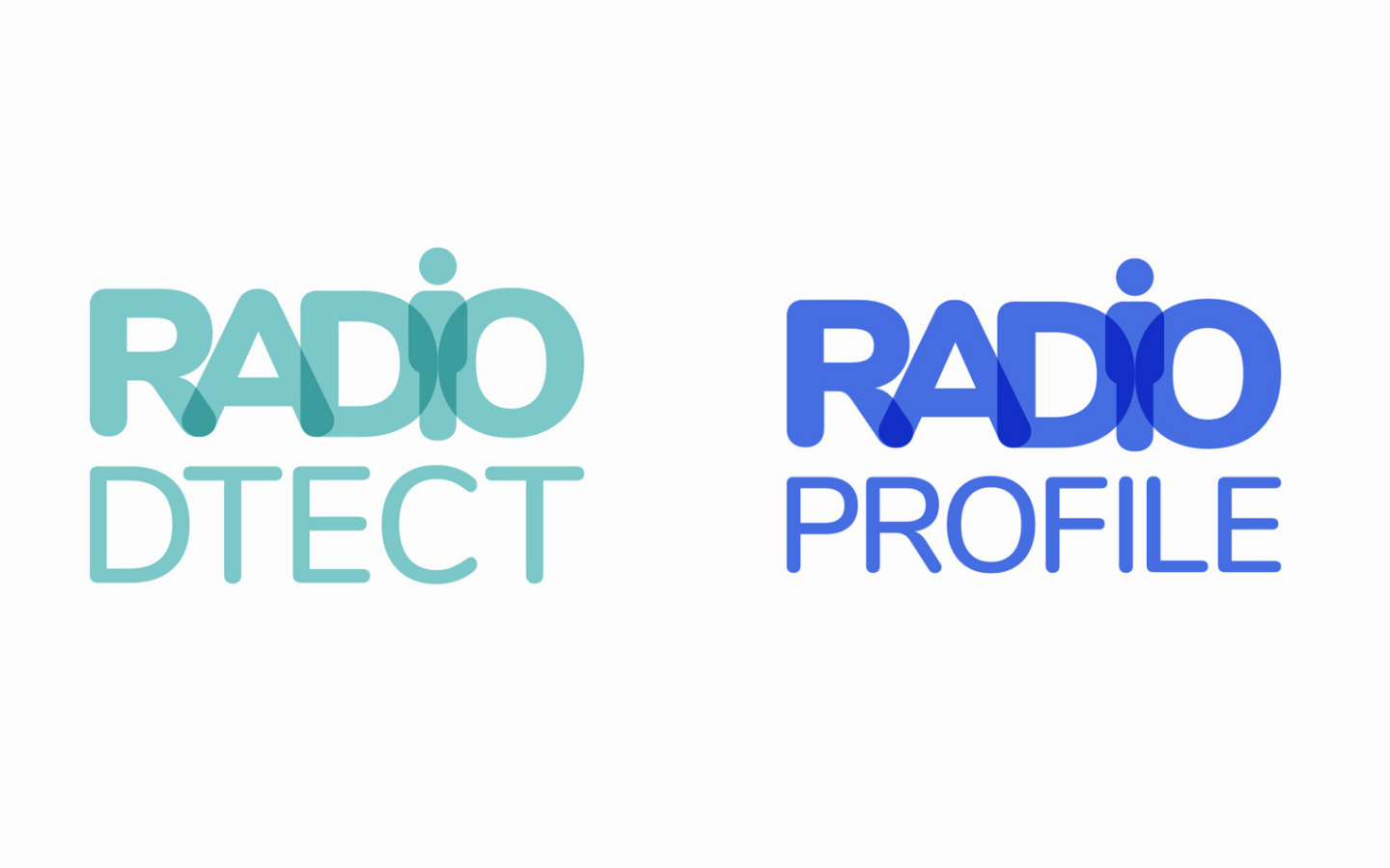 création de logo radio Dtect radio Profile biotech médicale